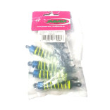 JOGO DE AMORTECEDOR DIANTEIRO E TRASEIRO COMPLETO PARA 1/10 VO, NJ, IN, HI, VO VE4 JAM 505343